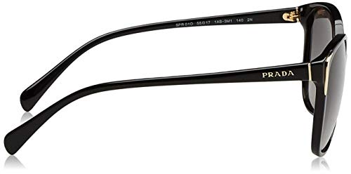 Prada Pr01Os Sunglasses-Gray Gradient Lens Black (1Ab3M1)-55Mm #TOP4