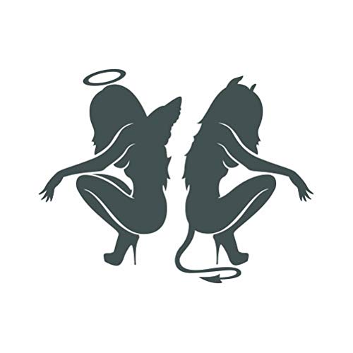 Amazon.com: RDW Kneeling Angel Devil Sexy Girls Sticker