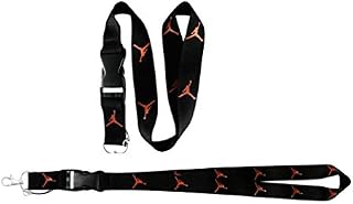 Auto Mall Jordan Lanyard Keychain Holder Black with Red Logo