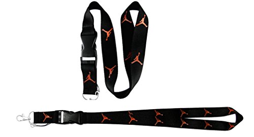 Auto Mall Jordan Lanyard Keychain Holder Black with Red Logo