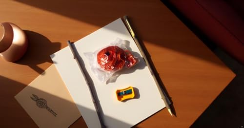 Image of Anar ki Kalam, (Used for writing on Bhojpatra) - Set of 2 Sticks with FREE Kalawa & Sharpener | Perfect for Pooja, Mantra & Bhojpatra Yantra and Mantra Writing