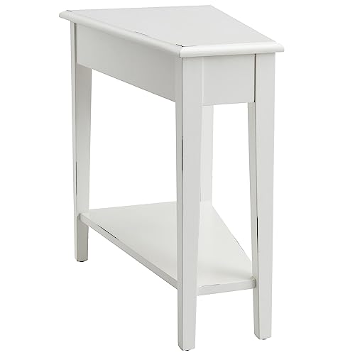 Leick Home Haven Ridge Wedge End Table, Tapered Side Table,