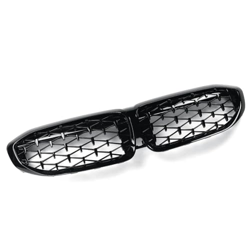 Calandre avant pour BMW G20 éliminez le plastique terni par des grilles avant diamant noir