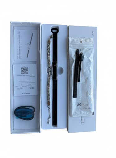 Efolen Smart Bracelet for Women,Ultralight Fitness Tracker Smart Wristband with Heart Rate/Blood Oxygen/Sleep Monitor/Pedometer,Slim Smartwatch for Android iPhone,Activity Tracker,2 Band,Gold+Black