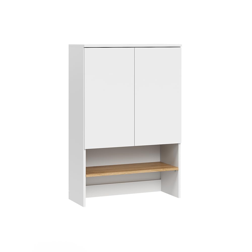 Vicco Armario para Lavadora Viktor, Blanco/Artesano, 68 x 100.4 cm