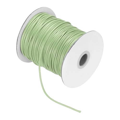 Hilo encerado de 2 mm resistente para trenzar pulseras y collares de cuero 2