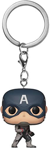 Funko Pop! Keychains: Avengers Endgame - Captain America, Multicolor, One-Size
