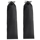 Cndiyald Bolsas de Almacenamiento con cordón, 2 Unidades, Bolsa de Nailon Impermeable de Secado rápido, para Tienda de campaña, bastón de Senderismo, trípode, paraguas/8x24 Pulgadas