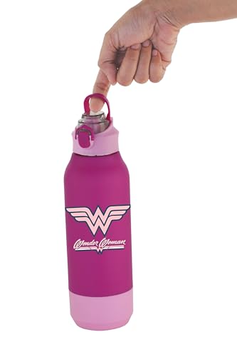 Image of Nakoda Krypton Water Bottles Stainless Steel Insulated Hot & Cold Flask -675ml, Water Bottle Ideal for Home, Office, Gym, Outings, and School-Pink