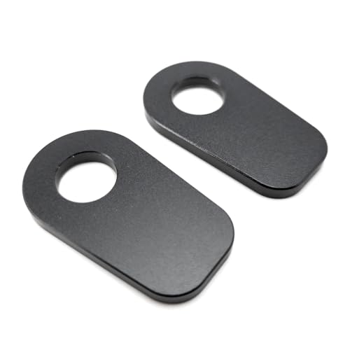 Image of Aharon Motolumino Motorcycle LED Turn Signal Mounting Brackets 2-Pack | Compatible with BMW & Aprila, M8 /M10 Thread | Tight Fit in Original Turn Signal Locations | Bike Indicator Lights | Blinkers