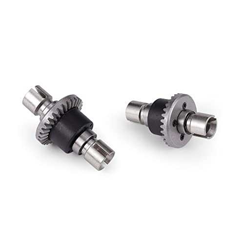 HAIBOXING 1/12TH Scale RC Car Spare Parts Desert Truck Front and Rear Diff. Complete (Metal Gears/Metal Cups) 2pcs Apply to 2995 (T2123F-T2123R)