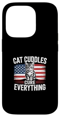 Cat Cuddles Cure Everything �X�}�z�P�[�X iPhone 14 Pro �p