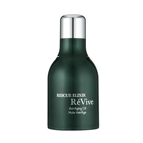 RVive Anti Aging Face Oil - Rescue Elixir Overnight Face Oil Moisturizer - Helps Improve Skin Barrier & Reduces Fine Lines - Plumps & Smooths Skin with Murumuru Butter & Bio-Renewal Peptides (30 ml)
