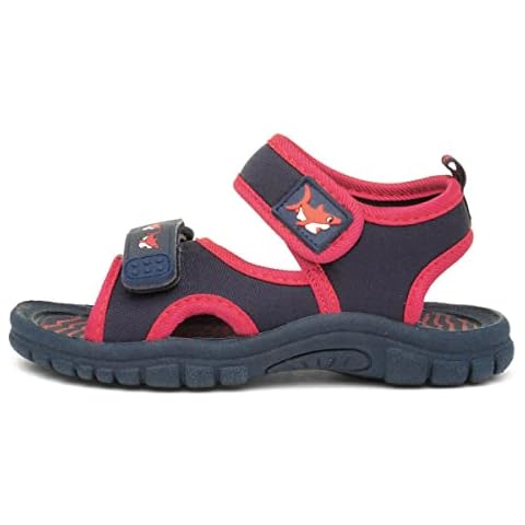 Walkright Kids Navy & Red Easy Fasten Sandal - Size 11 Child UK - Multicolour Cover