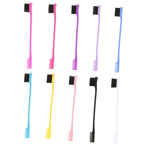 MUSISALY Eyebrow Lash Brush Comb Set 10 Pieces Essential Makeup Tool for Makeup Lovers