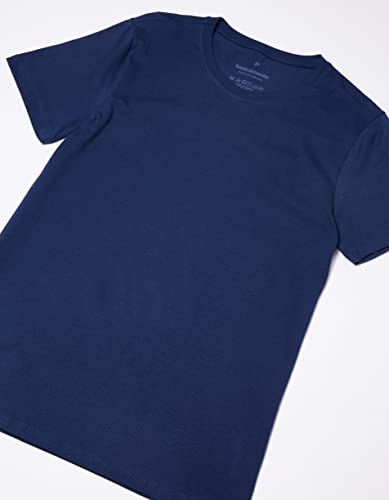 Kit 3 Camisetas Básica, basicamente., Masculino, Azul Marinho, G