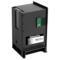 Yowell T6711 Tinten Wartungsbox Kompatibel für Epson T6711 für Epson ET-16500 Workforce WF-3520 WF-3540 WF-3620 WF-3640 WF-7110 WF-7710 WF-7715 WF-7720 WF-7210 WF-7777 WF-7510 WF-7610 WF-7620(T671100)