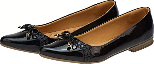 Sapatilha Lumiss Bico Fino (39, Verniz preto)