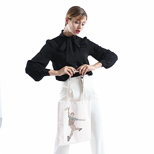 Bolso tote musical MNIGIU, regalo para amantes de los musicales y teatro musical miniatura 2