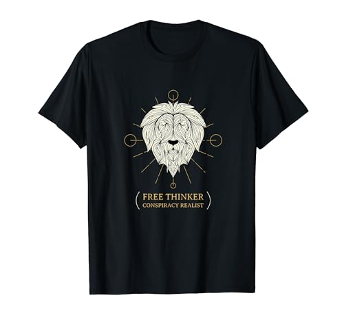 Free Thinker Conspiracy Réaliste (impression d'un lion) T-Shirt
