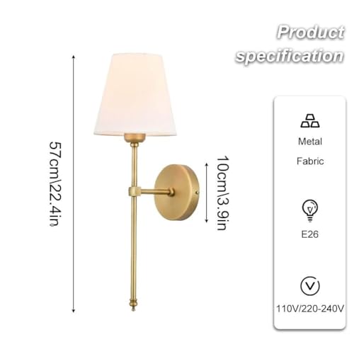 Lámpara de pared sin taladro regulable con mando para iluminar tu dormitorio 3