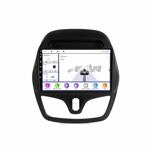 Radio 2 DIN con Carplay y Android Auto para Chevrolet Spark 2015-2018