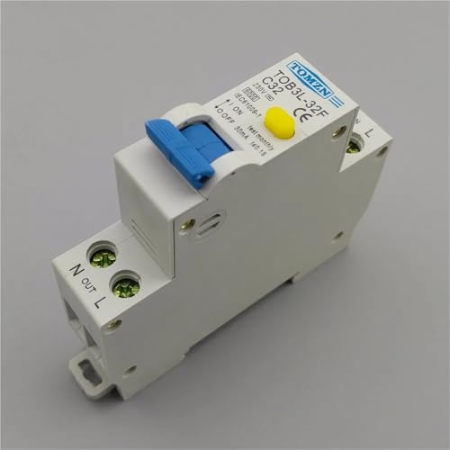 RCBO 32A disjoncteur différentiel courbe C format compact 18mm protection tableau