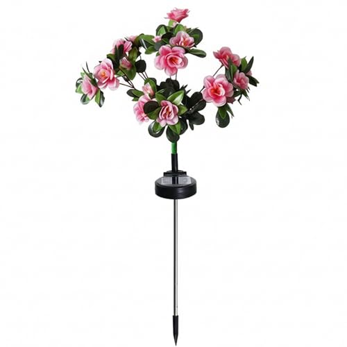 Lampes solaires à fleurs extérieur LED 27,56" étanches pour décoration de jardin