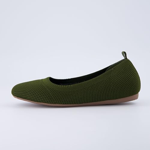 CUSHIONAIRE Women's Whiz Hidden Wedge Knit Flat with +Memory Foam and Wide Widths Available2