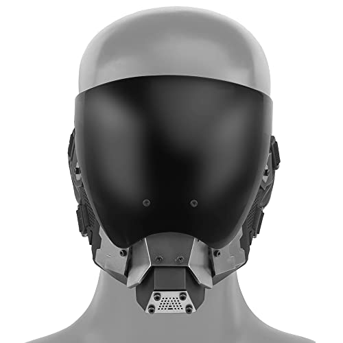 Masque de protection intégral tactique avec visière renforcée - 5