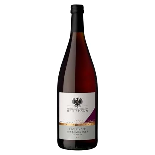 Heilbronner Staufenberg Trollinger mit Lemberger feinherb Rotwein Trollinger Lemberger Deutschland inkl. FeinWert E-Book (1 x 1l)