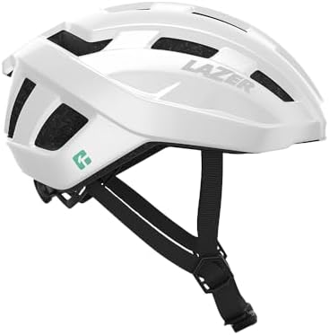 LAZER Tempo KinetiCore Bike Helmet, Lightweight Bicycling Gear for Adults, Men & Women’s Cycling Head Gear, White, One Size