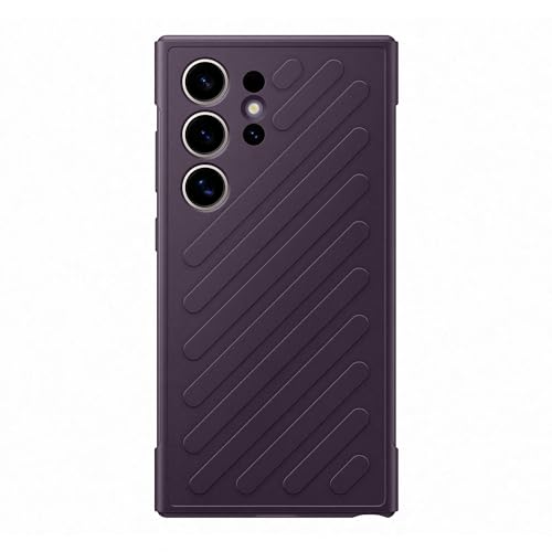 Samsung Shield Case Cover Resistente Rugged Per Galaxy S24 Ultra, Dark Violet