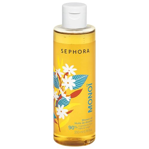SEPHORA Aceite de ducha Monoi 200 ml, 90% ingredientes de origen natural
