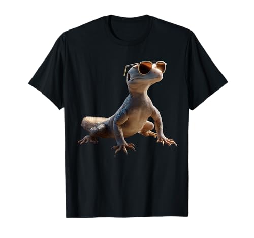 Varan Lézard Reptile Varan de Komodo Varan à Bandes Lézard T-Shirt