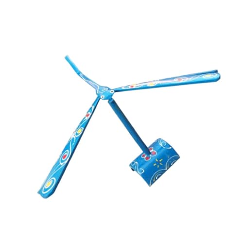 Jouet d'équilibre libellule en bambou bleu éducatif Uonlytech pour filles et garçons avec socle