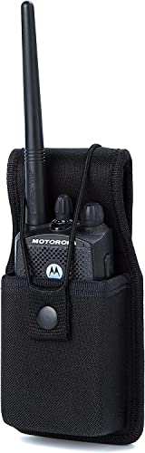 Image of LUITON Universal Radio Case Two Way Radio Holder Universal Pouch for Walkie Talkies Nylon Holster Accessories for MOTOROLA MT500, MT1000, MTS2000 and Similar Models(4pack)