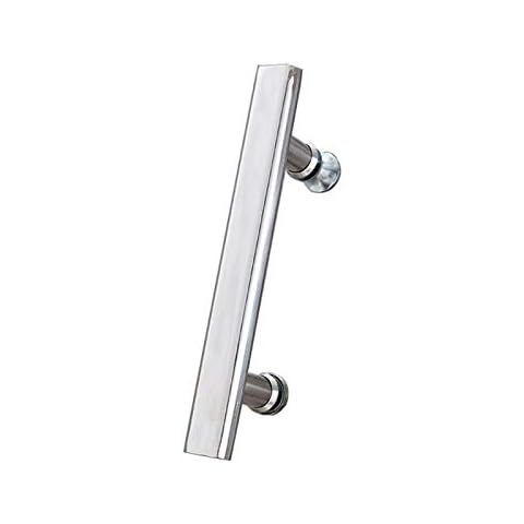 WL-ZZZ Bathroom Glass Door Handle, 304 Stainless Steel Bathroom Shower Enclosures Hardware Accessories Single Door Door Handle Sets (Size : 165mm) Cover