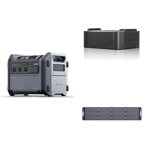 Segway Cube 1000 Power Station 2200W 4 Pcs Expansion Battery Pack BTX1000 200W Portable Solar Panel Charger