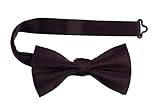 Tuxgear Mens Adjustable Groomsmen Bow Ties Wedding Prom Colors, Plum, Mens (Plum, Mens)