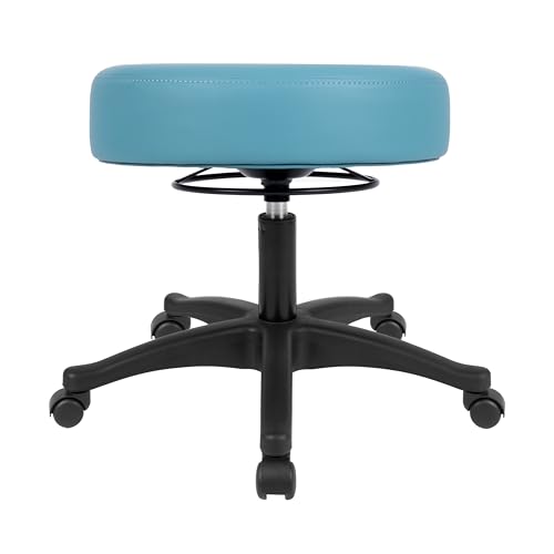 TAKE UR SEAT® All-Purpose Stools with Adjustable Seat and Easy Clean Performance Fabrics for Cleanroom Lab Medical Office Classroom Shop Garage Spa Massage Tattoo (17