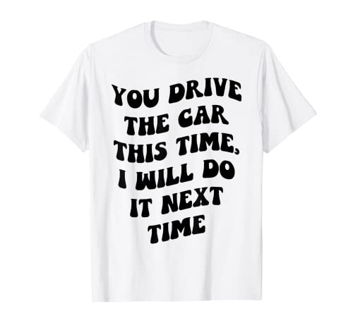 Groovy Texto ondulado de moda Funny White Lie Party Ideas Camiseta