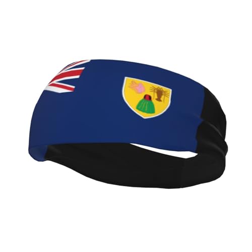 Flag of The Turks and Caicos Islands Headbands Men Sports