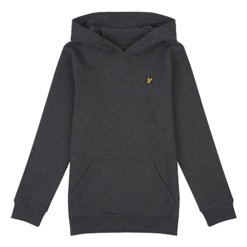 Lyle & Scott Boys Overhead Hoodie (Charcoal Grey Marl) 8-9 Years