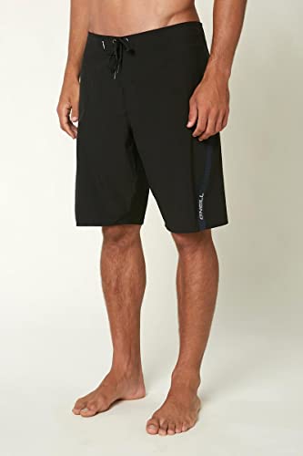 Image of O'NEILL Men's 21 inch Hyperfreak Divergent Boardshorts -Water Resistant Trunks for Men with Quick Dry Stretch Fabric and Pockets