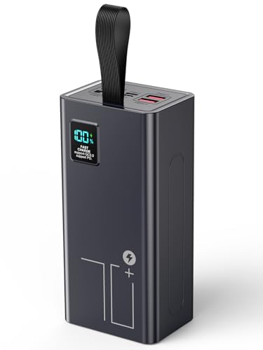Large Power Bank 70000mAh - QC 3.0 & PD 30W Fast Charging, 5-Output Battery Pack for Travel