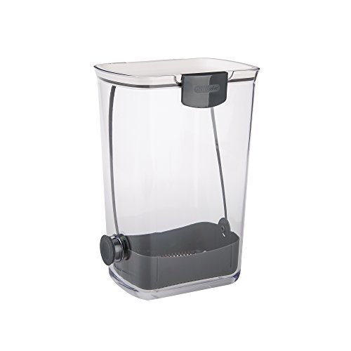 ProKeeper Herb Keeper – White, with Removable Silicone Drain Plug, BPA-Free Plastic