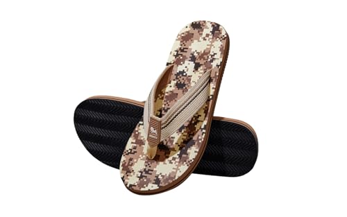 Image of Neeman's Pixel Art Flip Flops for Men | Slippers for Men