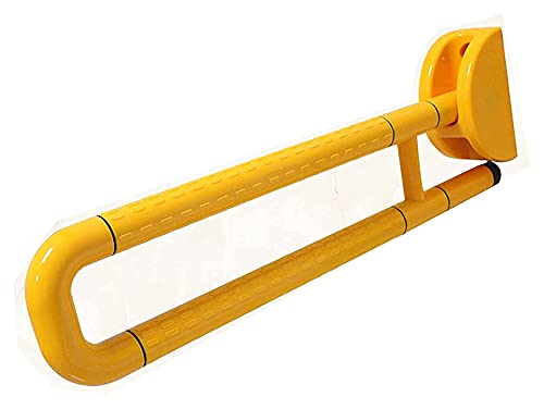 Rails de sécurité pour toilettes rabattables en acier robuste - 4