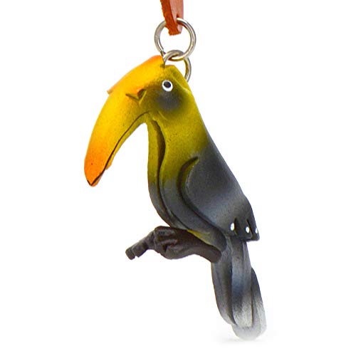 Preisvergleich Produktbild Monkimau Schlüsselanhänger Nashornvögel aus Leder